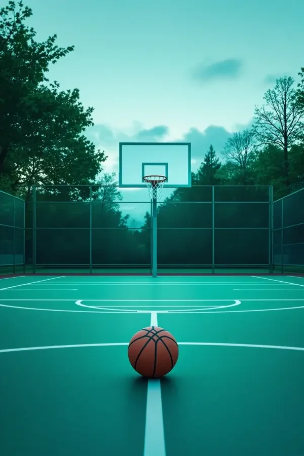 我们的篮球场电影海报